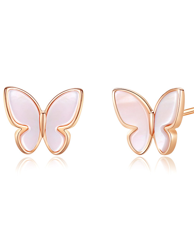 7-Day Love & Roses Earring Set-rose gold earstuds