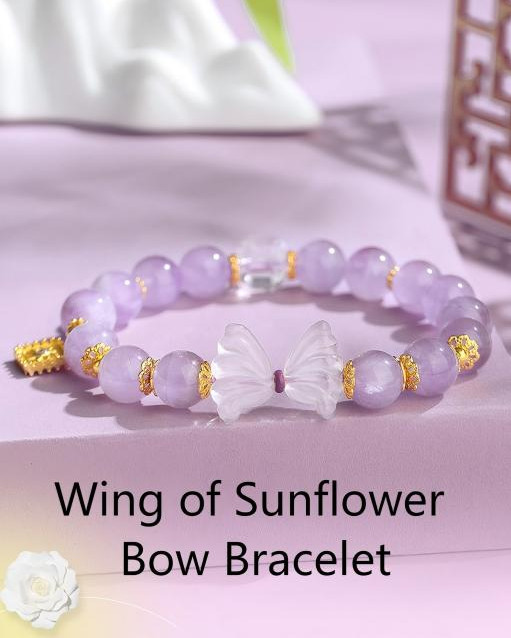 Wing of Sunflower Bow Bracelet